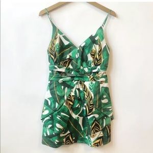 Farm Rio Amazonia Palm Mini Dress NWT Sz Small